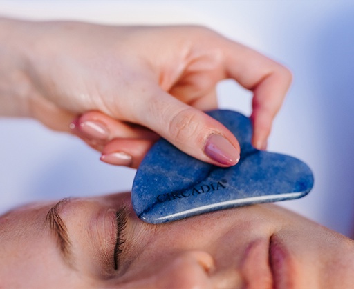 Blue Stone Gua Sha Set